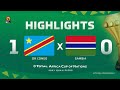 HIGHLIGHTS | #TotalAFCONQ2021 | Round 6 - Group D: DR Congo 1-0 Gambia