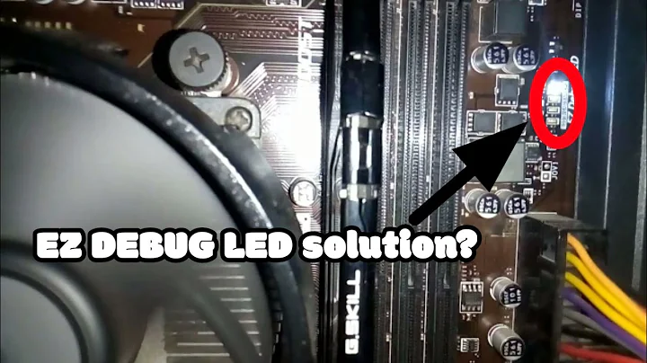 EZ DEBUG CPU LED WHITE LIT | Solution | MSI B450PRO |