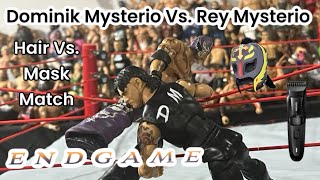 Rey Mysterio vs. Dominick Mysterio, Hair vs Mask Match! (PWD Endgame Match 3/5)
