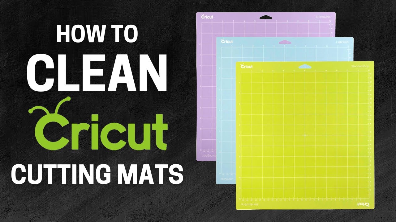 HOW TO CLEAN CRICUT MATS WITH BABY WIPES // Best Method to Wash & Re