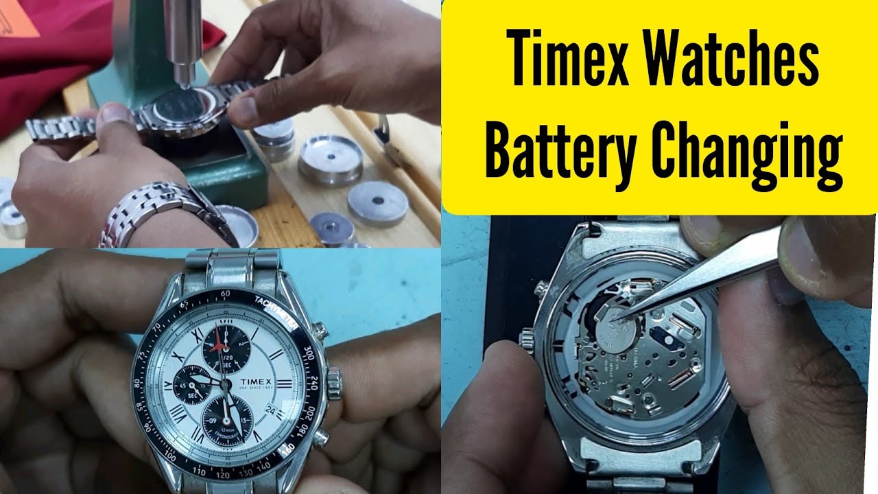 How to change a battery on a Timex alarm watches | Watch Repair Channel -  YouTube