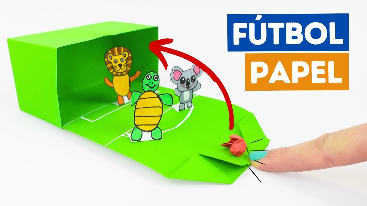 c-mo-hacer-juego-de-futbol-de-papel-f-tbol-de-origami-youtube