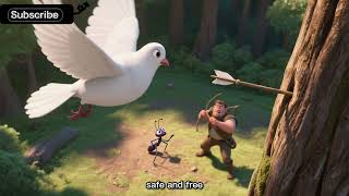 The Ant 🐜 and The Dove🕊️a powerful moral story in English language for all ages 