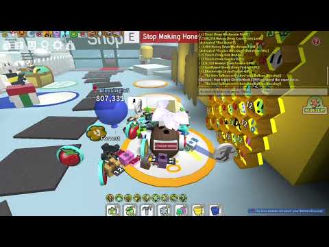 Infinite balloon blessing glitch in Bee Swarm Simulator