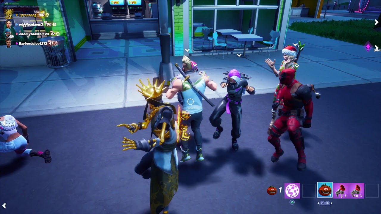 Fortnite, Dance party - YouTube