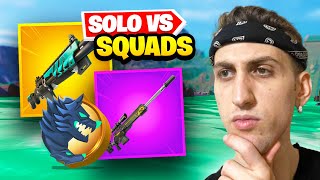 Solo VS Squads in Chapter 5 Season 2...