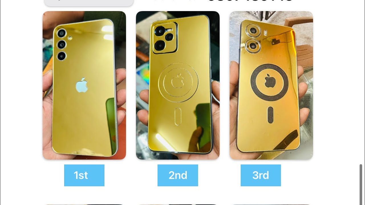 Co2 lajar cutting Ayan mobiles Manufacturing redmi 12 iphone convert golden   (ayanmobiles.com)