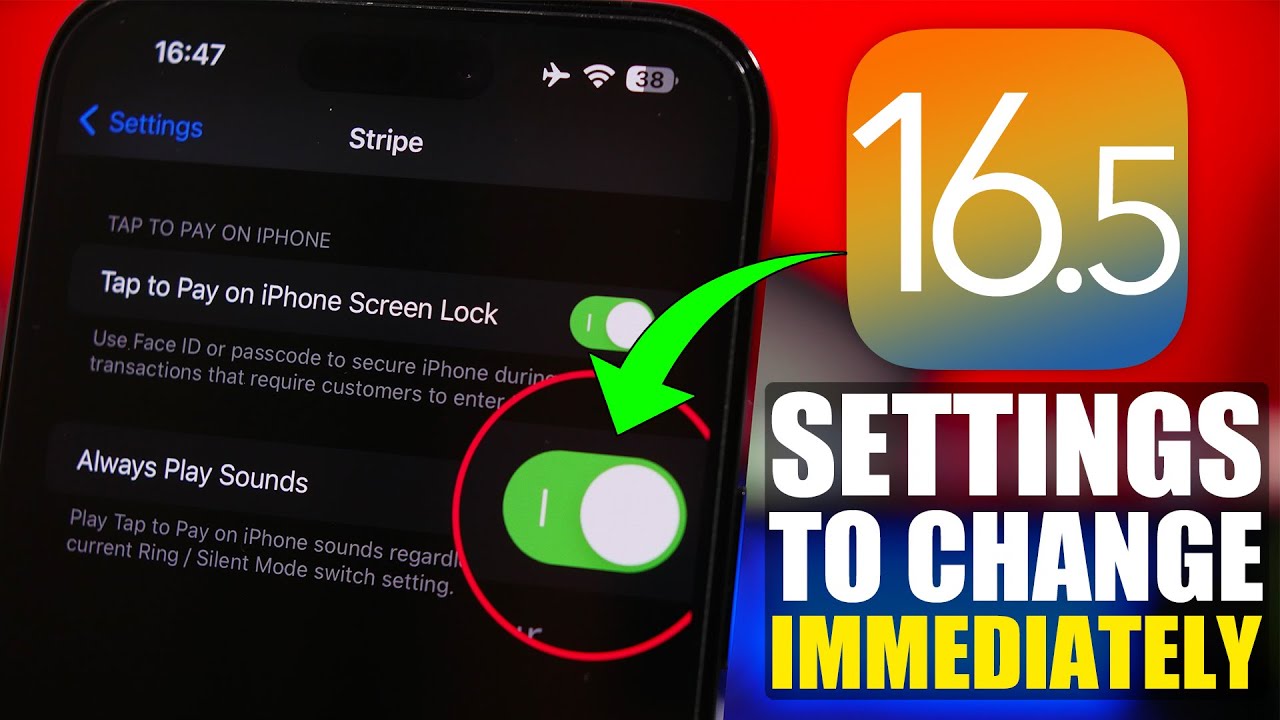 iOS 16.5 - 16 Settings You Need to Change NOW ! - YouTube