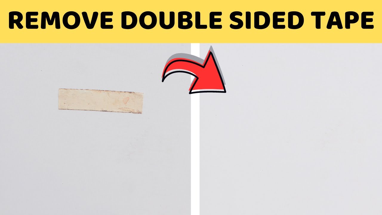 How to Get Double-Sided Tape Off a Wall
