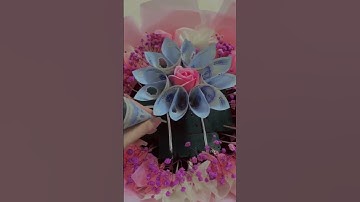 Cách làm bó hoa bằng tiền tặng người yêu 🫶 Tặng bó hoa tiền cho ngày lễ tình nhân 14/2❤ #valentine