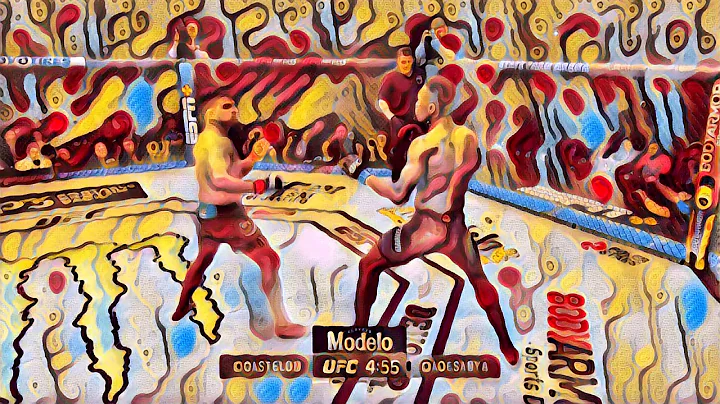 Artistic style transfer video - UFC 236 - Kelvin Gastelum vs Israel Adesanya