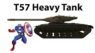 T57 Heavy Tank Captain America !!!