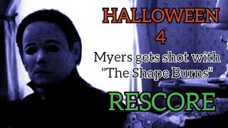 Halloween 4 - Micheal gets shot with Halloween 2018 OST