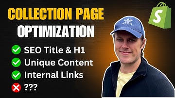 How to Fully Optimize Your Shopify Collection Pages (On-Page SEO)