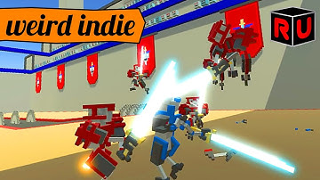 Clone Drone in the Danger Zone gameplay: Funny robot combat game! (PC alpha)