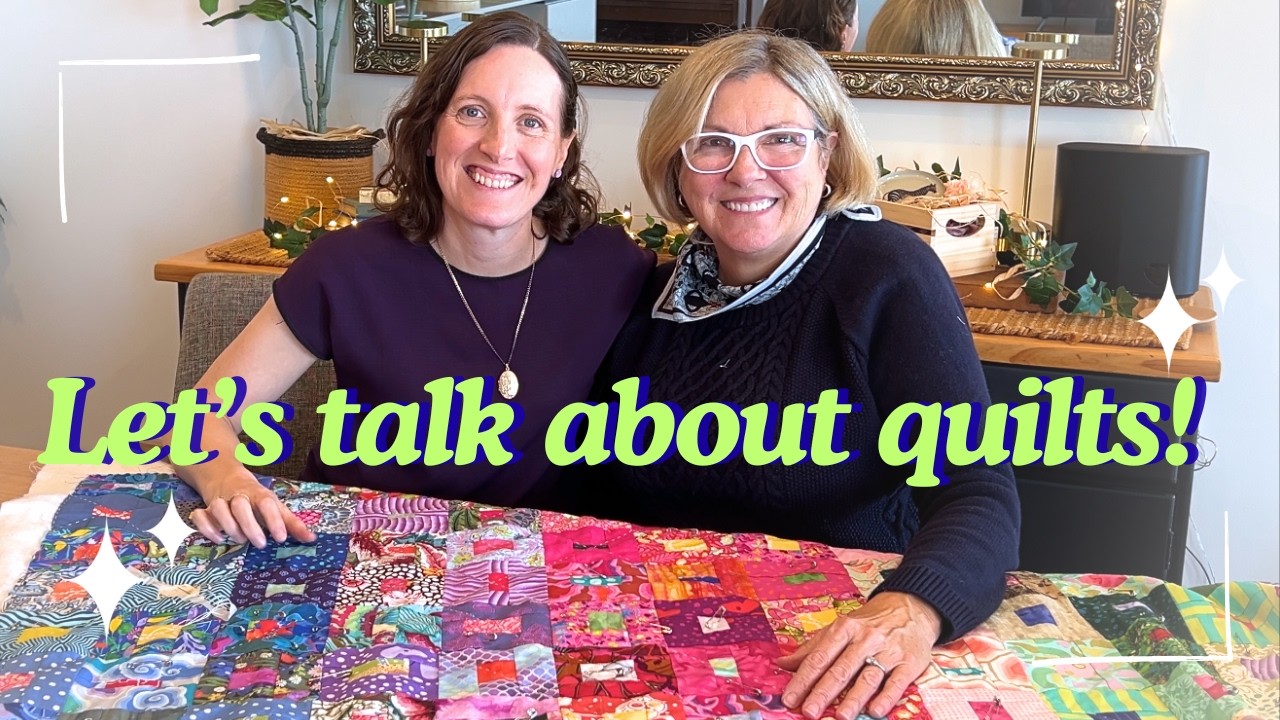 Mother & daughter quilting together 💖 Two colourful quilts!