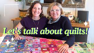 Mother & daughter quilting together 💖 Two colourful quilts!