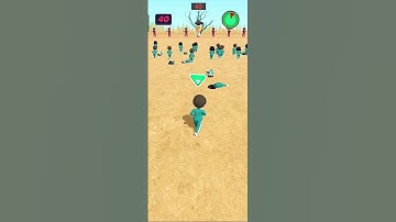 part 🚷💔😭 squid game 3D play k sniper challenge #squidgame #jondada #viral #shorts #jondada