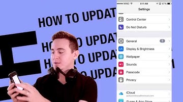 How to Update to iOS 8.1.1 iPhone iPad iPod