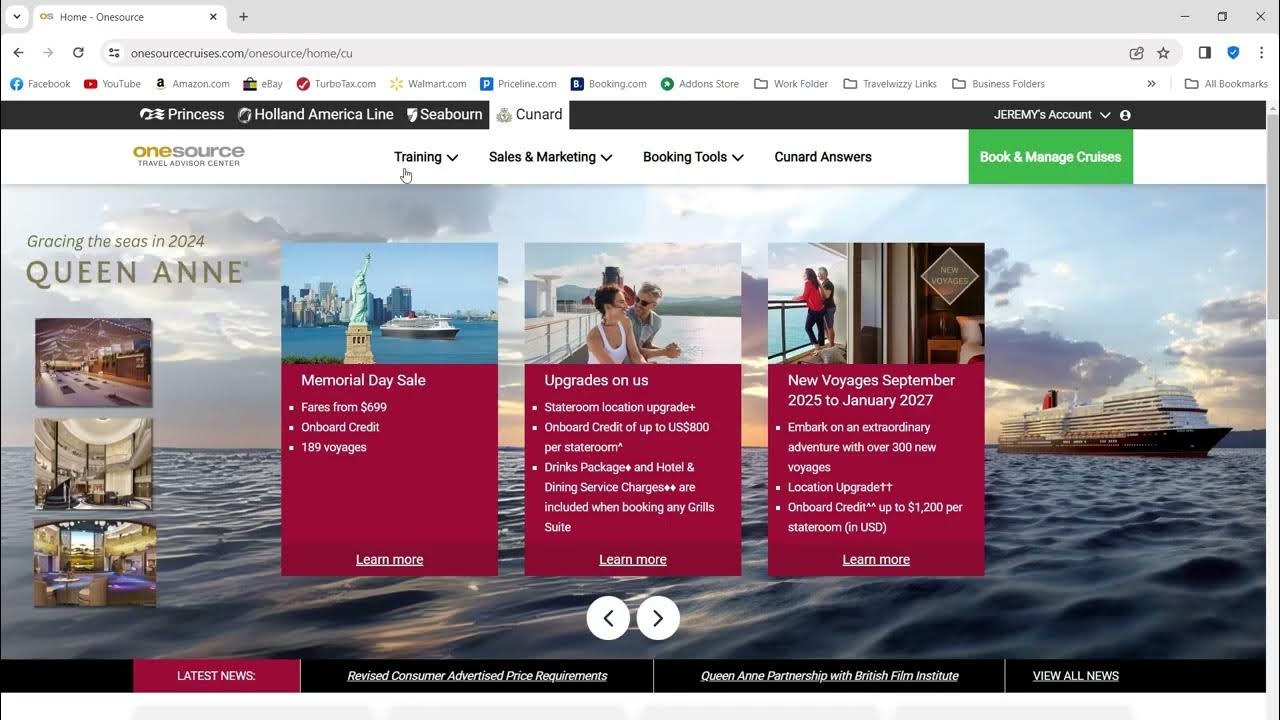 Training for one source travel advisor center youtube