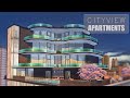 Cityview Apartments | The Sims 4 Speed Build | NO CC | Stop Motion |