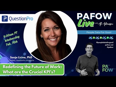 Sanja Licina of QuestionPro on PAFOW Live with Al Adamsen