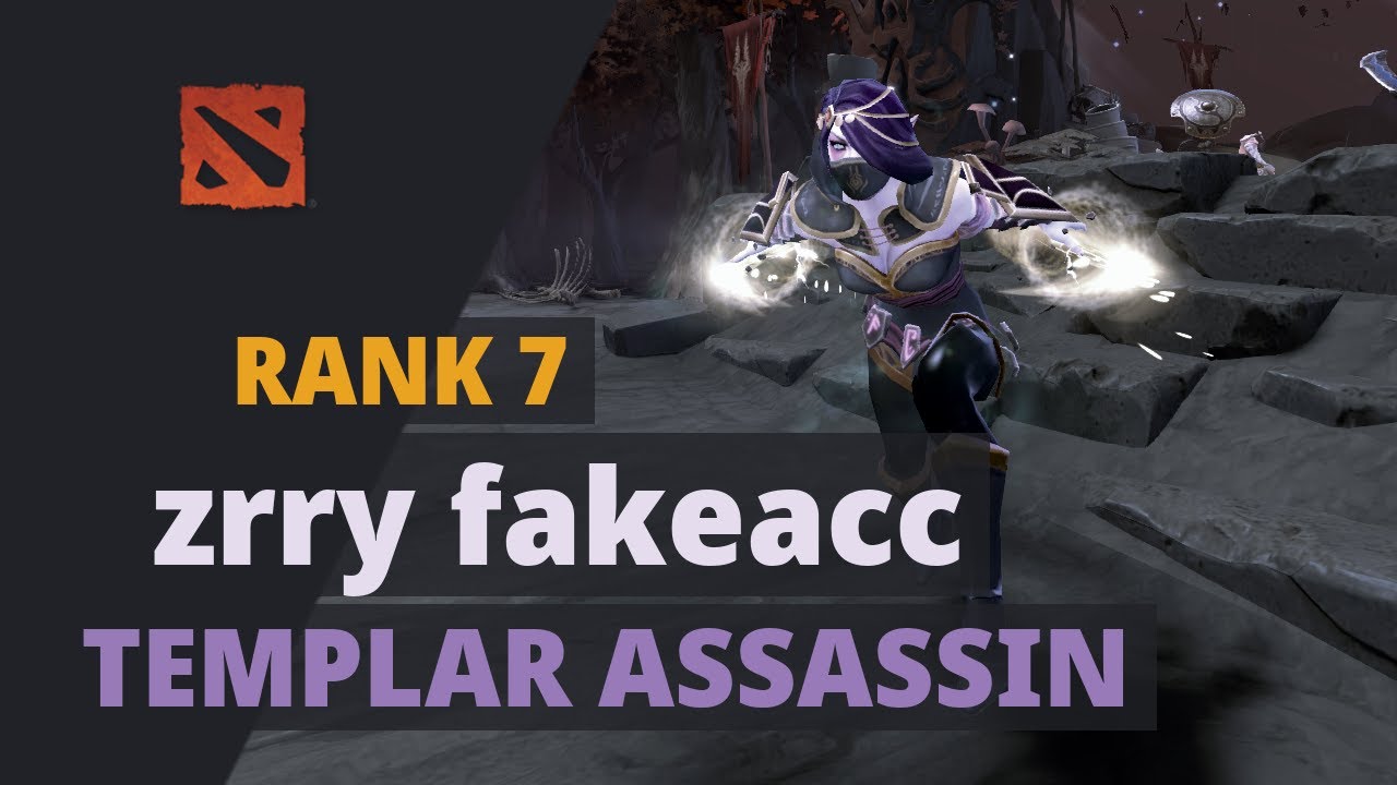 zrry fakeacc (Rank 7) plays Templar Assassin Dota 2 Full Game - YouTube
