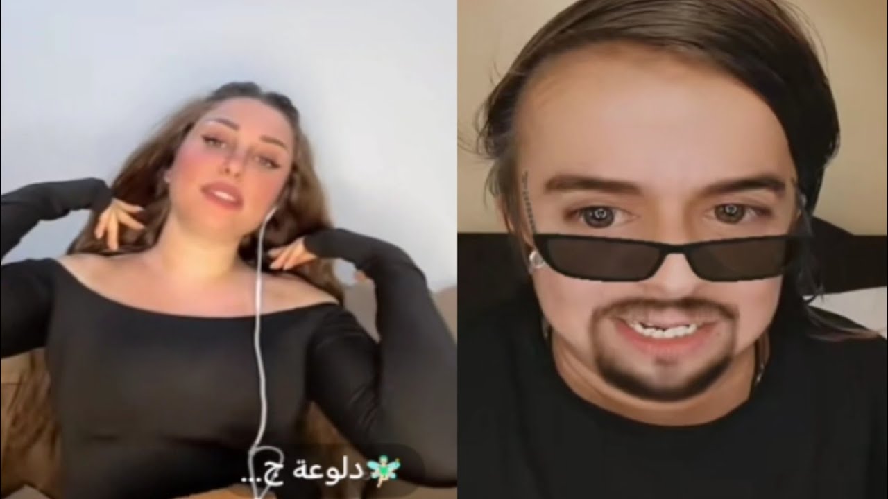 Arabic girl is very happy with Waseem on Tik Tok Live