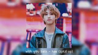 wish you back - han (𝒔𝒑𝒆𝒅 𝒖𝒑) Resimi