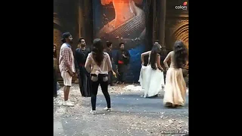 Gorgeous nagakanyaka's Dance Behind the scene( Mouni Roy & Surbhi jyoti)