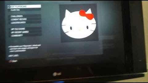 hello kitty playercard black ops