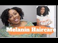 Melanin Haircare TWIST-ELONGATING STYLE CREAM Review + Braidout Demo | Crown of Beauty