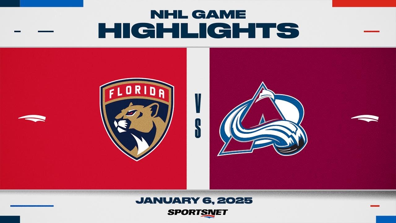 ⁣NHL Highlights | Avalanche vs. Panthers - January 6, 2025