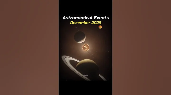 Astronomical Events December 2025 🤩🌟 #Shorts #Science #Space #Astronomy #Earth