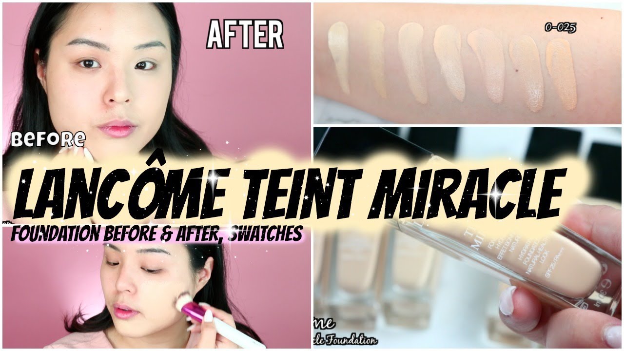 Lancome Teint Miracle Color Chart