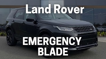 How To Gain Access To A 2017 Land Rover Discovery Sport Using The Emergency Key Blade