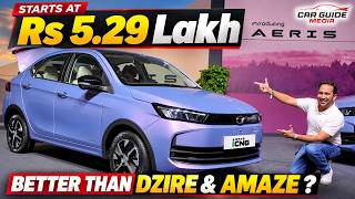 Hatchback ke Price mein SEDAN 🔥 Tata Aeris CNG + Automatic Launched 🔥 Better than Dzire & Amaze 🤯