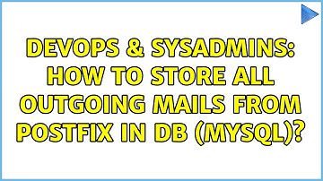 DevOps & SysAdmins: How to store all outgoing mails from postfix in DB (MYSQL)?