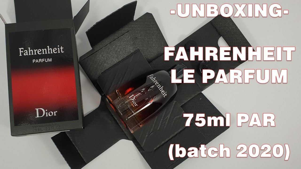 Unboxing _ Fahrenheit Le Parfum by Christian Dior (2020 batch) 