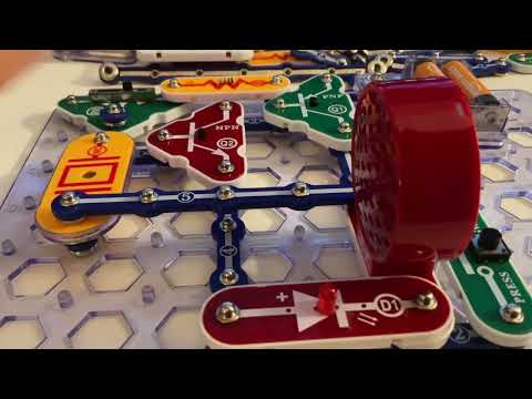 Electronic Snap Circuits: Morse Code Generator with LED, Speaker, Ghost Shriek, and Dog Whistle