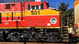 *Super Rare* FEC ES44C4 in Maryland!!! [4K] View!