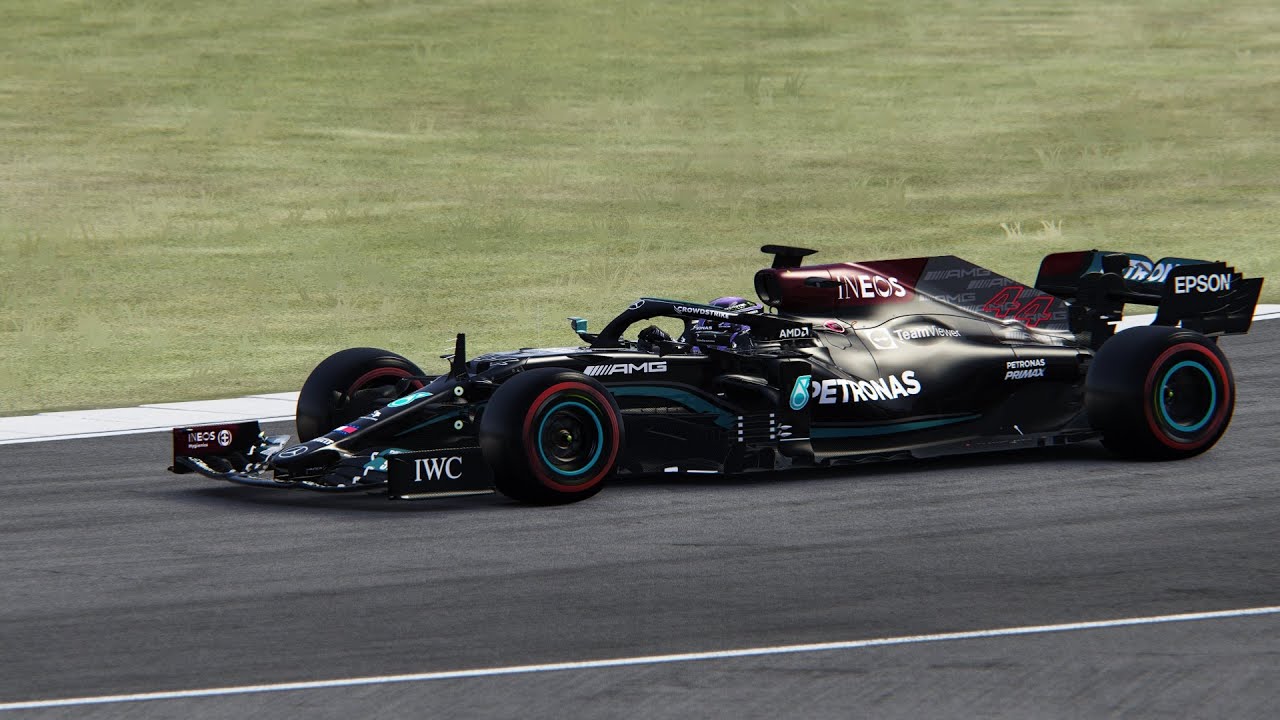 Lewis Hamilton 2021 Mercedes W12 Onboard Donington Park | Assetto Corsa ...