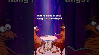 Where does a cow hand it&#39;s paintings?