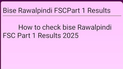 How to check bise Rawalpindi board results 2025 #biserwpi #bise Rawalpindi #punjabboards#trending