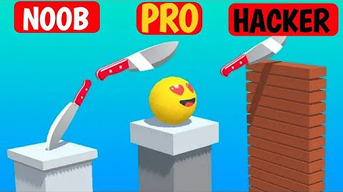 NOOB vs PRO vs HACKER vs GOD in Slice it All!
