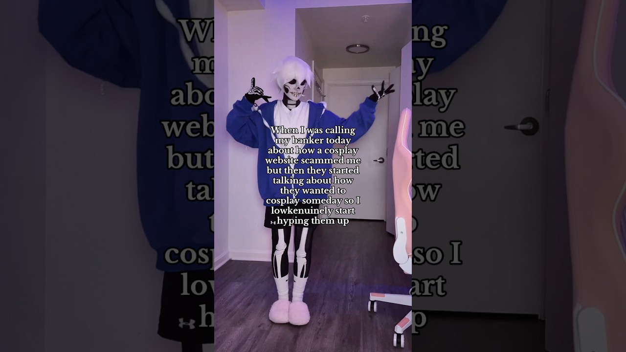 The situations I get myself into LMAOO #cosplay #cosplayer #sanscosplay #sans #undertalecosplay