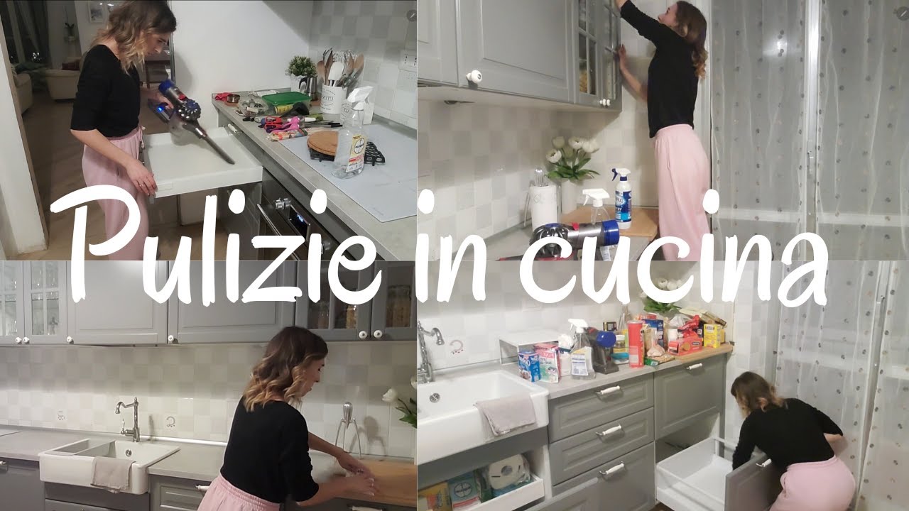 🌸 Pulizie in cucina || Clean with me: kitchen
