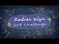 Zodiac Sign Art Challenge | Sea Lemon