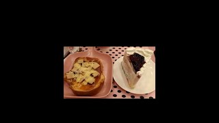 Enjoying my cakes and french toast #shorts #shortvideo #short #frenchtoast #coffee  #cake