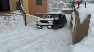 Range Rover Classic - Deep Snow Play 🔥💪